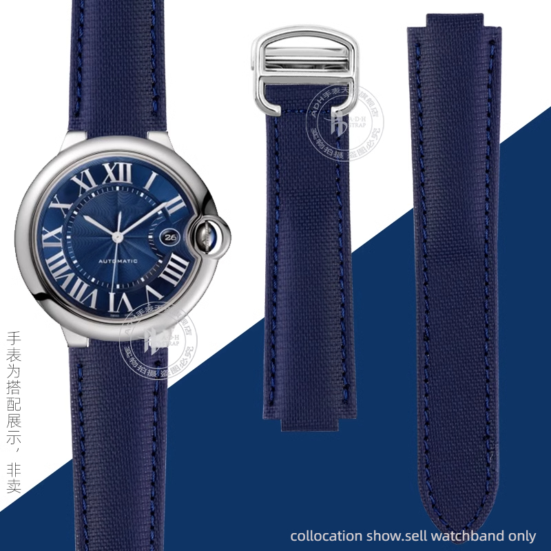 Cartier Watch Ballon Bleu - 16-8mm 18-11mm 20-12m Für Cartier Blue
