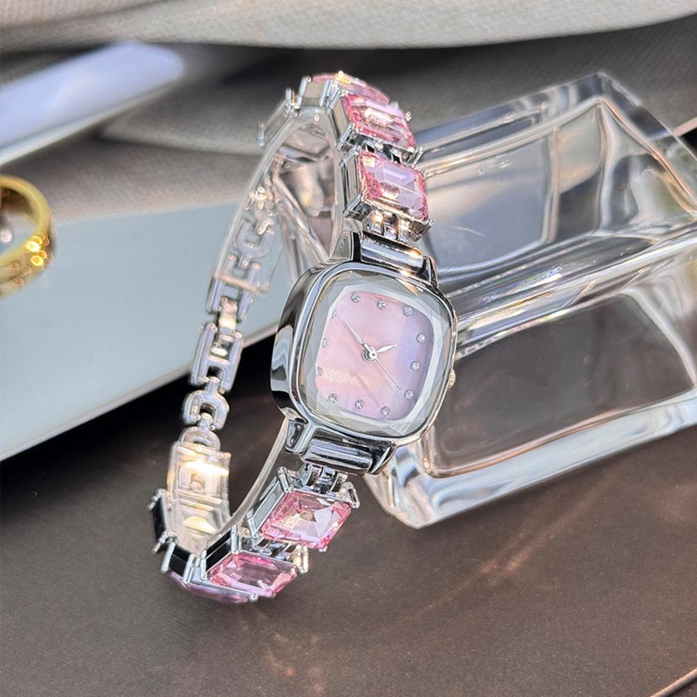 Funkelnde Armbanduhr mit quadr – Jewelry Watches For Women Bewertung und Preis