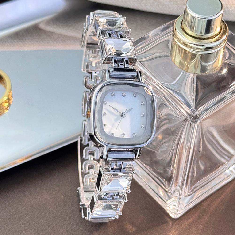 Funkelnde Armbanduhr mit quadr – Jewelry Watches For Women Bewertung und Preis