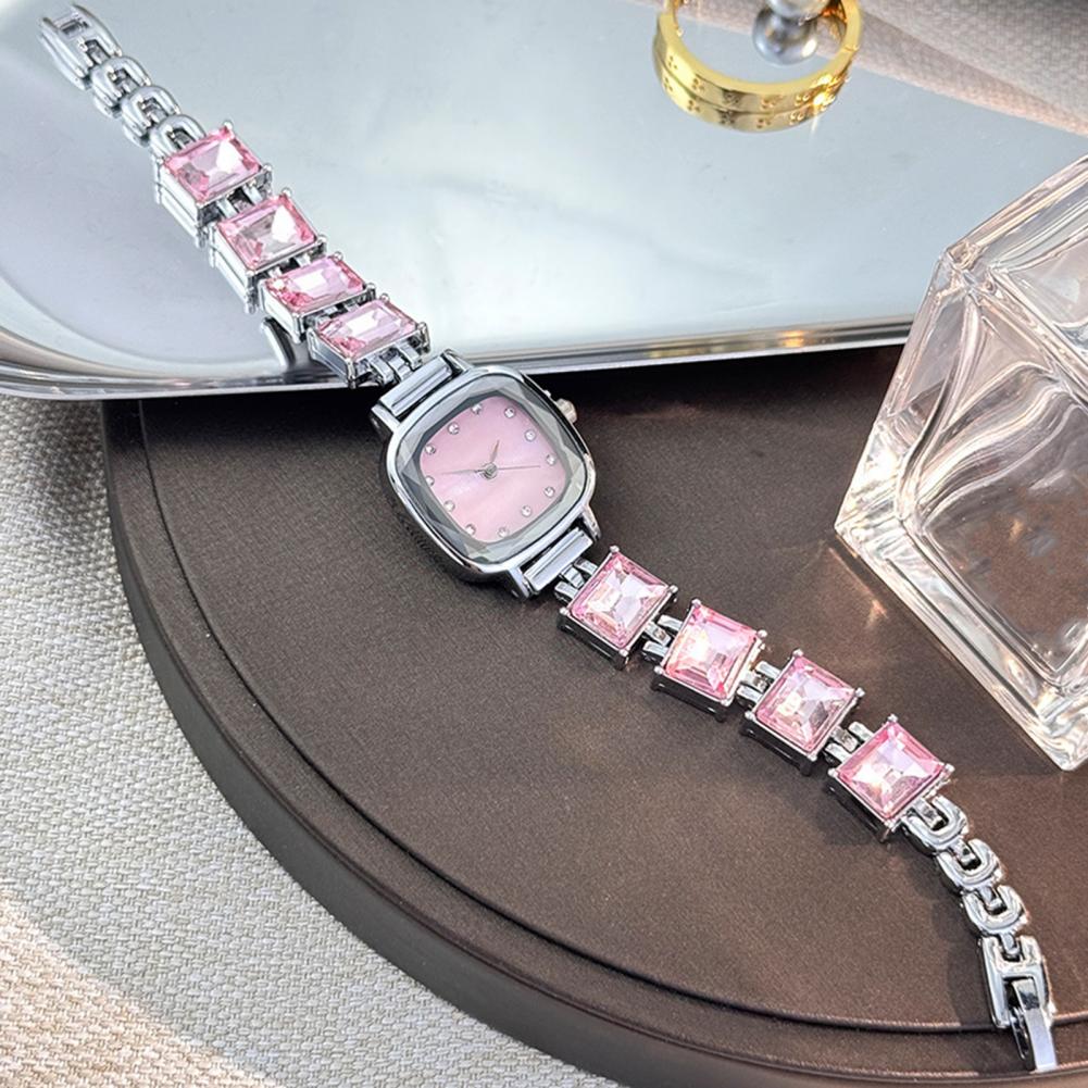 Funkelnde Armbanduhr mit quadr – Jewelry Watches For Women Bewertung und Preis