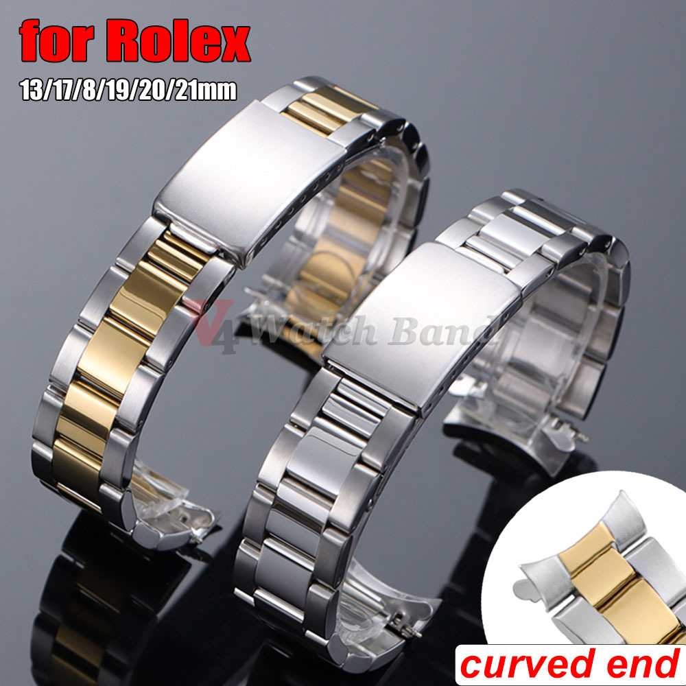 Metallarmband mit gebogenem En – Jewelry Rolex Watches Bewertung und Preis