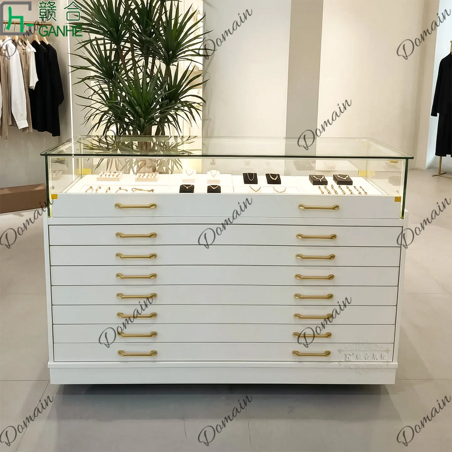 81 N Leichter Luxus-Glasvitrin – Jewelry Watches & Accessories Bewertung und Preis